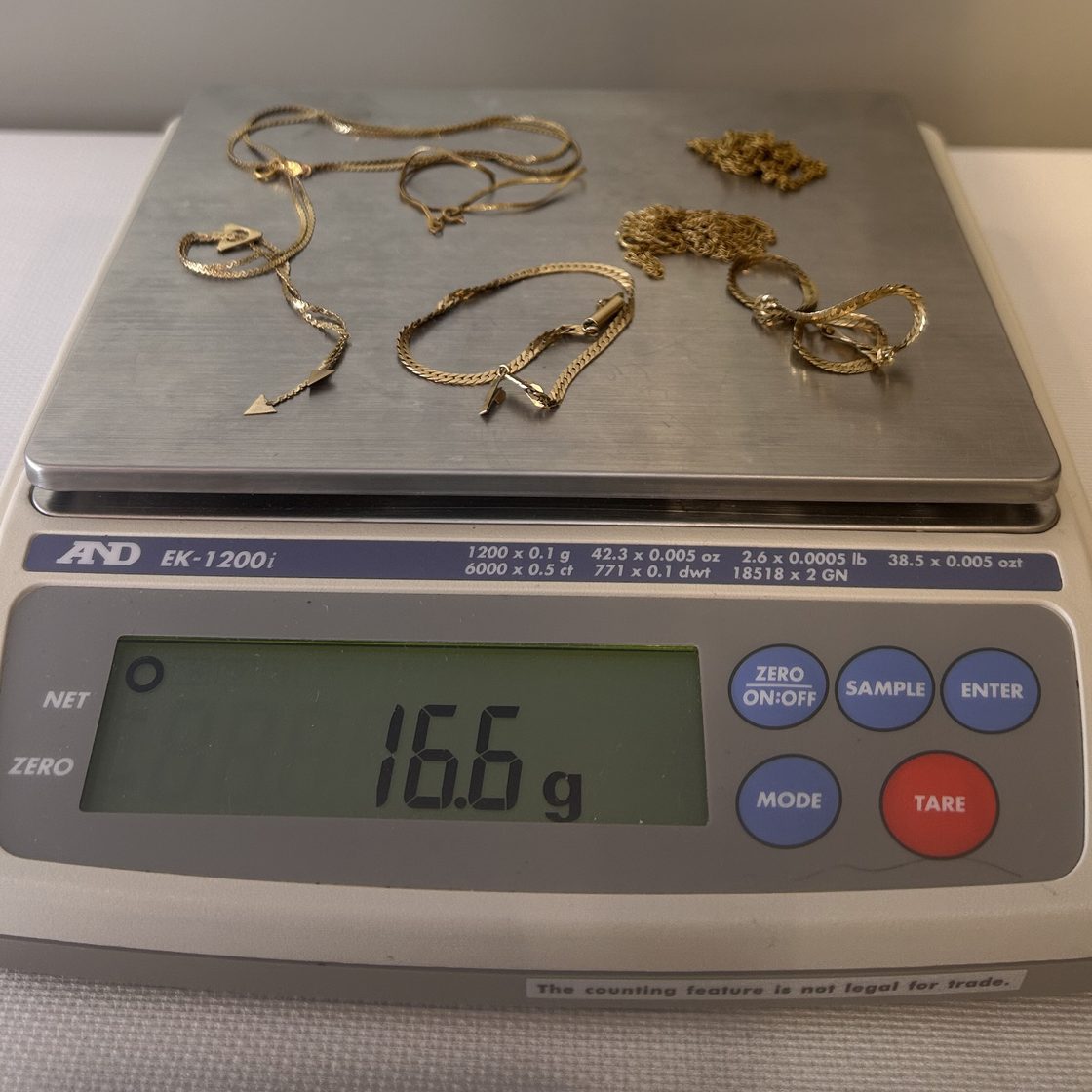 Mixed chains & bracelets on the GoldVara scale